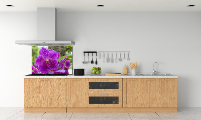 Panneau pour cuisine Fleur d'orchidée
