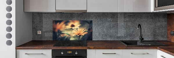 Crédence cuisine en verre trempé Fleur de printemps