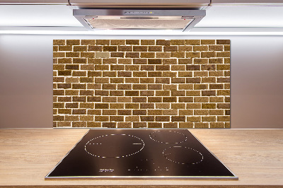 Verre pour crédence Mur de briques