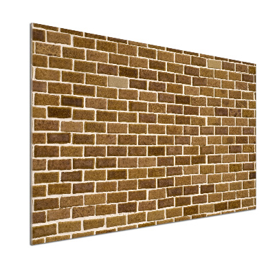 Verre pour crédence Mur de briques