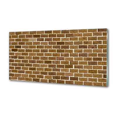 Verre pour crédence Mur de briques