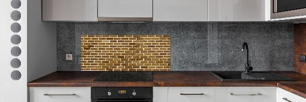 Verre pour crédence Mur de briques