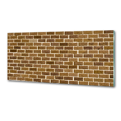 Verre pour crédence Mur de briques