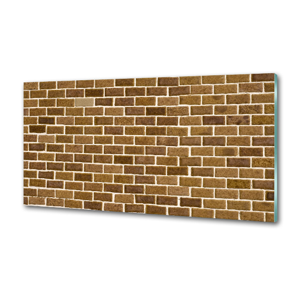 Verre pour crédence Mur de briques