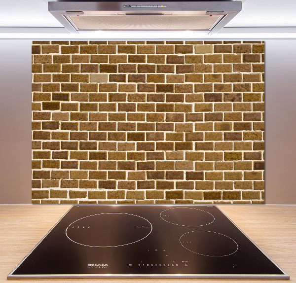Verre pour crédence Mur de briques
