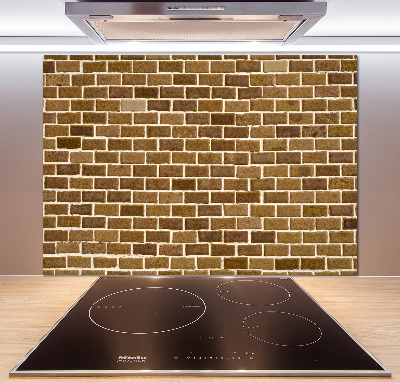 Verre pour crédence Mur de briques