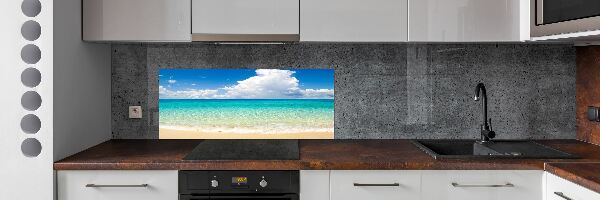 Crédence en verre trempé Plage paradisiaque