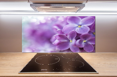 Crédence cuisine en verre Fleurs de lilas