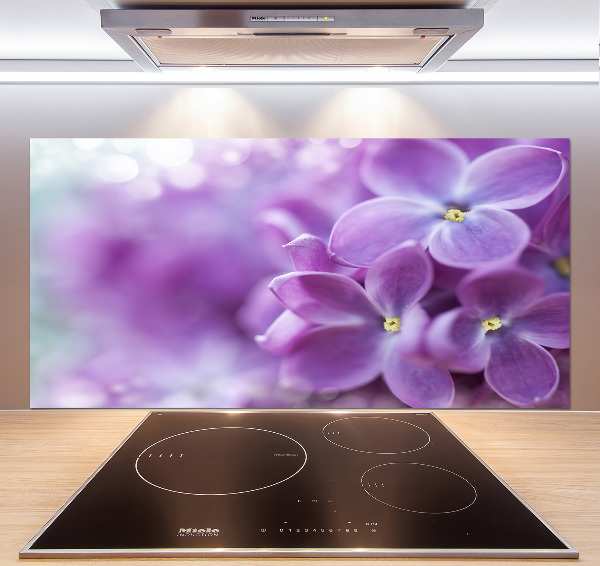 Crédence cuisine en verre Fleurs de lilas