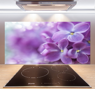 Crédence cuisine en verre Fleurs de lilas