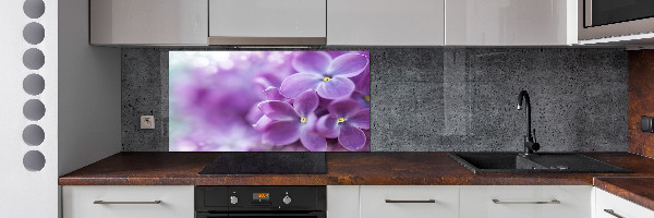 Crédence cuisine en verre Fleurs de lilas