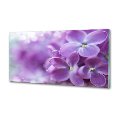 Crédence cuisine en verre Fleurs de lilas
