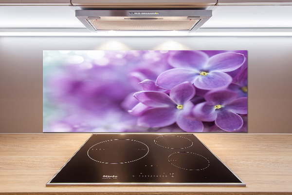 Crédence cuisine en verre Fleurs de lilas