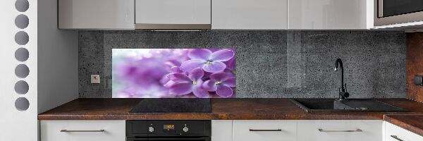 Crédence cuisine en verre Fleurs de lilas