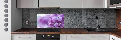 Crédence cuisine en verre Fleurs de lilas