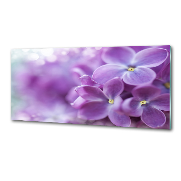 Crédence cuisine en verre Fleurs de lilas