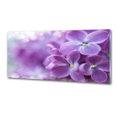 Crédence cuisine en verre Fleurs de lilas