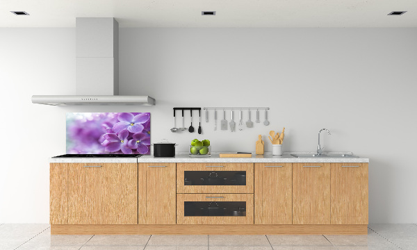 Crédence cuisine en verre Fleurs de lilas