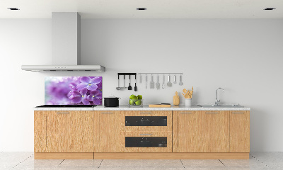 Crédence cuisine en verre Fleurs de lilas