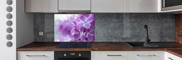 Crédence cuisine en verre Fleurs de lilas