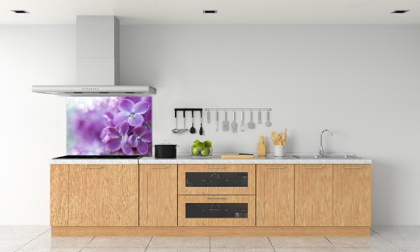 Crédence cuisine en verre Fleurs de lilas