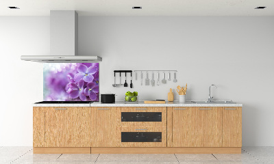 Crédence cuisine en verre Fleurs de lilas