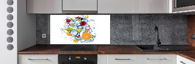Crédence en verre cuisine Fruits et glace