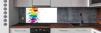 Panneau crédence cuisine Cubes colorés