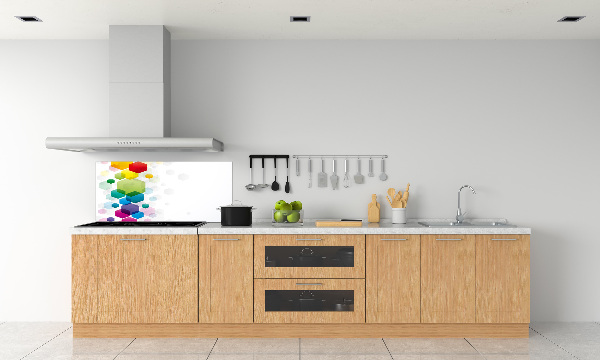 Panneau crédence cuisine Cubes colorés
