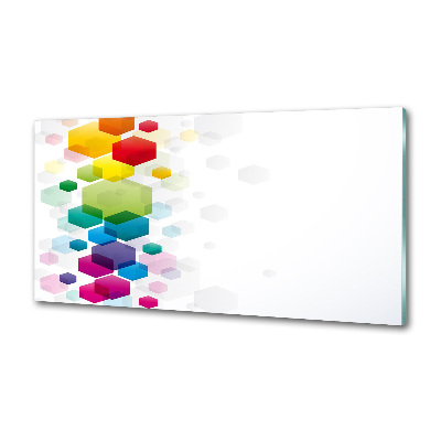 Panneau crédence cuisine Cubes colorés
