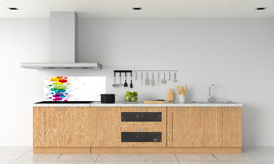 Panneau crédence cuisine Cubes colorés