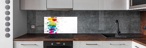 Panneau crédence cuisine Cubes colorés
