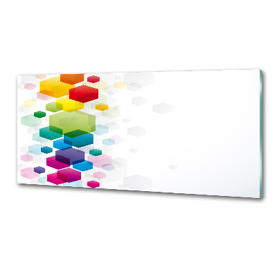 Panneau crédence cuisine Cubes colorés