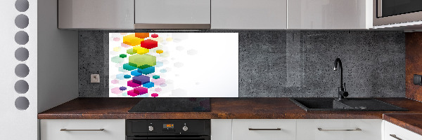 Panneau crédence cuisine Cubes colorés