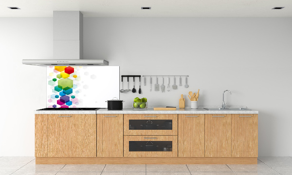 Panneau crédence cuisine Cubes colorés