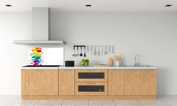 Panneau crédence cuisine Cubes colorés