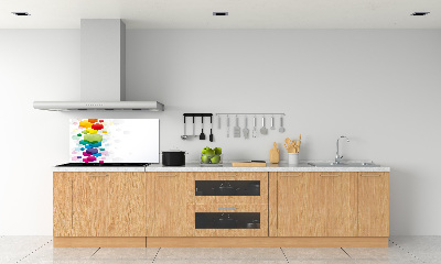 Panneau crédence cuisine Cubes colorés