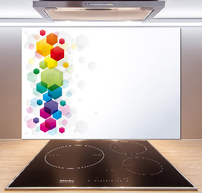Panneau crédence cuisine Cubes colorés