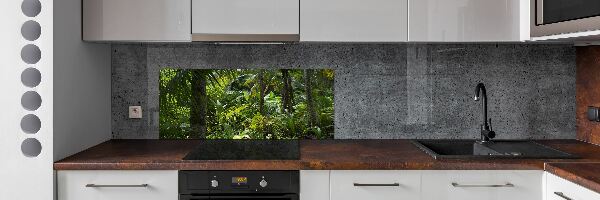 Panneau crédence cuisine Forêt tropicale