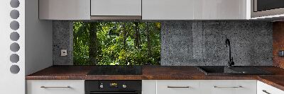 Panneau crédence cuisine Forêt tropicale