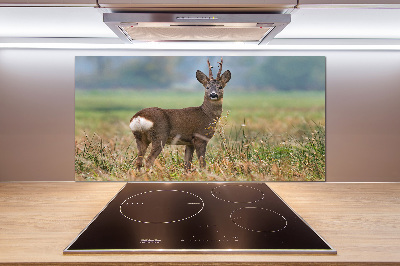 Crédence en verre avec motif Cerf