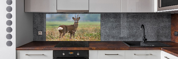 Crédence en verre avec motif Cerf