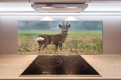 Crédence en verre avec motif Cerf