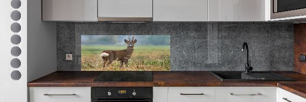 Crédence en verre avec motif Cerf