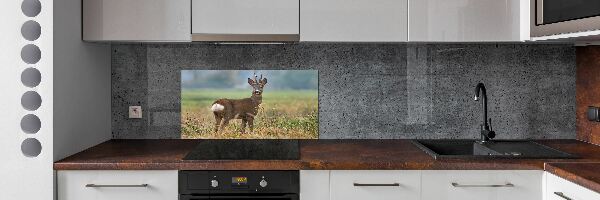Crédence en verre avec motif Cerf