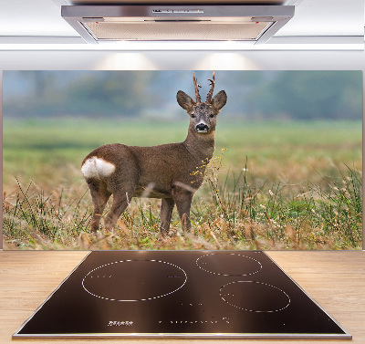 Crédence en verre avec motif Cerf