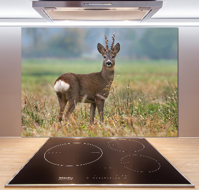 Crédence en verre avec motif Cerf