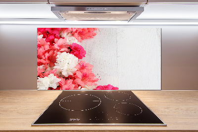 Crédence de cuisine en verre Fleurs
