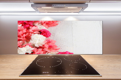 Crédence de cuisine en verre Fleurs