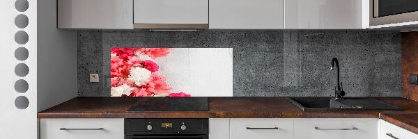 Crédence de cuisine en verre Fleurs